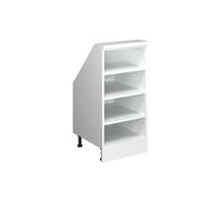 Vicco Meuble de Rangement sous Pente Rion, Blanc, 40x81.6cm avec 4 Compartiments