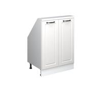 Vicco Meuble de Rangement sous Pente Rion, Blanc Campagne/Blanc