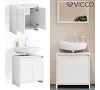 VICCO Meuble de salle de bain EMMA blanc - meuble vasque