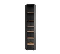 Vicco Meuble Haut d'angle Irma, Anthracite/Artisan, 33x192cm 7 Compartiments