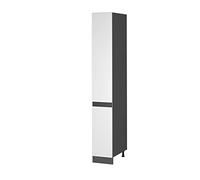 Vicco Meuble Haute de Cuisine R-Line, Blanc, 30cm J-Shape, pour Une Combinaison Libre au Sein de systèmes de Cuisine modulaires