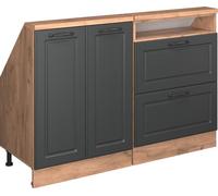 Vicco Meuble mansardé Rion, Lot de 2, Force d'or Chêne/Anthracite Campagne