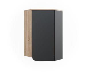 Vicco Meuble Mural d'angle Karen, Sonoma/Anthracite, 42.4x75cm