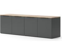 Vicco Meuble-paroi Wido, 2 pièces, Anthracite/Sonoma