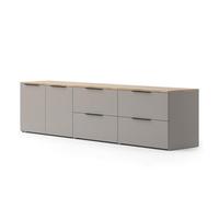 Vicco Meuble-paroi Wido, Grège, 3 Parties