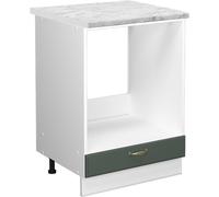 Vicco meuble pour four Fame-Line, 60 cm , PT Marbre, Vert Or Campagne/Blanc