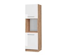 Vicco Meuble pour Four Fame-Line, Blanc Haute Brillance, 60cm