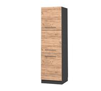 Vicco Meuble pour Four Fame-Line, Chêne de Force doré, 60cm, à Combiner avec d'autres modules de la série Fame-Line