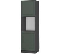 Vicco Meuble pour Four Fame-Line, Vert Or Campagne/Anthracite, 60 cm Ouvert