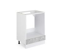 Meuble pour four R-Line 60cm sans PT Béton Vicco