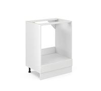Vicco meuble pour four "R-Line", Blanc campagne/Blanc, 60 cm sans plan de travail