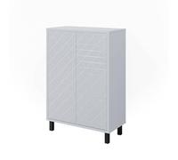 Vicco Meuble Salle de Bain Agasta, Blanc, 56.2x83.2cm, Peut être combiné avec Les Meubles Agasta pour Le Rangement dans la Salle de Bain