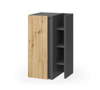 Vicco Meuble Salle de Bain Edelin, Artisan, 35x60cm avec 3 Compartiments de Rangement