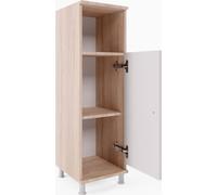 Vicco Meuble salle de bain Fynn, 30x95cm, Sonoma/blanc