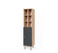 Vicco Meuble Salle de Bain Fynn, Anthracite, 30x130.6cm
