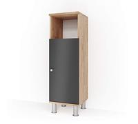 Vicco Meuble Salle de Bain Fynn, Chêne, 30x95cm
