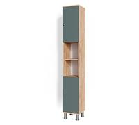 Vicco Meuble Salle de Bain Fynn, Vert, 30x190cm
