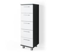 Vicco Meuble Salle de Bain Ilias, Anthracite, 30x95cm