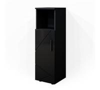 Vicco Meuble Salle de Bain Irma, Anthracite Haute Brillance, 30x95cm, pour Le Rangement des Accessoires de Salle de Bain et Compatible avec Irma