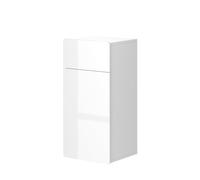 Vicco Meuble Salle de Bain Izan, Blanc, 36.6x76.6cm avec tiroir et Porte, à Suspendre au Mur pour Combiner avec d'autres Meubles de Salle de Bain Izan