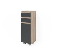 Vicco Meuble Salle de Bain J-Shape, Anthracite, 30x95cm