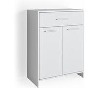 Vicco Meuble salle de bain Kiko, Blanc, 60x80cm Blanc G