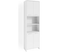 Vicco Meuble salle de bain Maris, 56.1x190cm, Blanc/Blanc