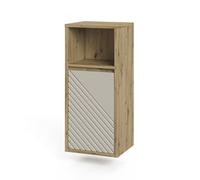 Vicco Meuble Salle de Bain Viola, Chêne Artisan/Cachemire, 37.8x80cm