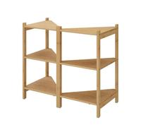 Vicco Meuble sous-lavabo Zeno, Bambou, 68x60.5cm Lot de 2