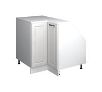 Vicco Meuble sous Pente Armoire d'angle Rion Blanc Campagne/Blanc | Façade en MDF · Profondeur 60 cm · Pieds réglables en hauteur · Relie deux côtés sous pente