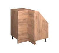 Meuble de rangement sous pente Armoire d'angle Rion 75.6x81.6cm avec 1 porte Chêne de force doré Vicco 58620