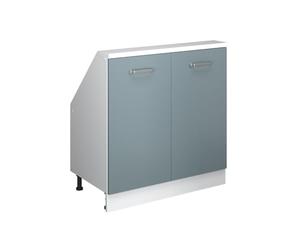 Vicco Meuble sous Pente R-Line, Bleu-Gris, 80cm