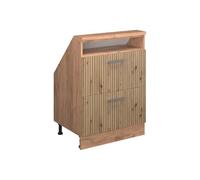 Vicco Meuble sous Pente R-Line, Chêne Artisan, 60cm