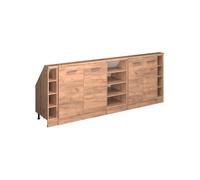 Vicco Meuble sous Pente R-Line, Chêne de Force doré, 215cm Lot de 5