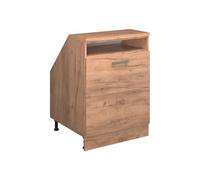 Vicco Meuble sous Pente R-Line, Chêne de Force doré, 60cm 2 tiroirs, 60 cm de Profondeur, pour Une Combinaison Libre au Sein de systèmes de Cuisine modulaires
