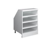 Vicco Meuble sous Pente Rion, Blanc/Blanc
