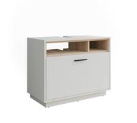 Vicco Meuble sous Vasque Beatrice, Blanc/Sonoma, 80x84.5cm avec tiroir