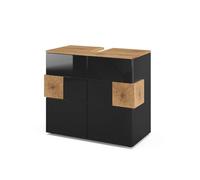 Vicco Meuble sous Vasque Simple Eden, Anthracite, 73.1x64cm, pour Montage Mural avec aménagement intérieur modulable