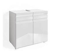 Vicco Meuble sous Vasque Simple Fredd, Blanc Haute Brillance, 60 x 56 cm