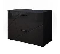 Meuble sous vasque simple Irma, 80x58.6cm, Anthracite Haute brillance, Anthracite, Vicco