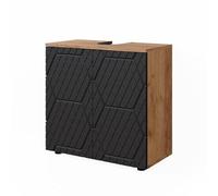 Vicco Meuble sous Vasque Simple Irma Anthracite nid d'abeille 60x59cm