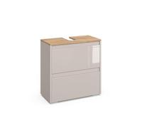 Vicco Meuble sous Vasque Simple Majest, Cachemire/Artisan, 60.1x62cm avec 2 tiroirs