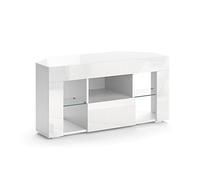 Vicco Meuble TV Denver, Blanc, 100x50cm
