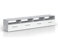 Vicco Meuble tv Diego, 190x38cm, Béton/Béton