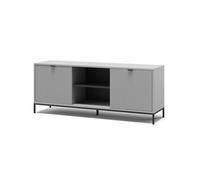 Vicco Meuble TV Eliza, Gris, 150x60cm avec 2 Portes