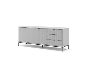 Vicco Meuble TV Eliza, Gris, 150x60cm, utilisable comme Espace de Rangement et comme Support pour téléviseur