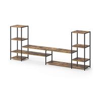 Vicco Meuble TV Fyrk, Chêne Rustique/Noir, 226 x 93 cm