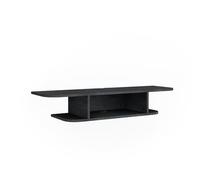 Vicco Meuble TV Lorio, Béton Noir, 105x18.2cm