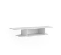 Vicco Meuble TV Lorio, Blanc, 105x18.2cm