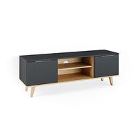 Vicco Meuble TV Nautica, Anthracite, 138x49cm